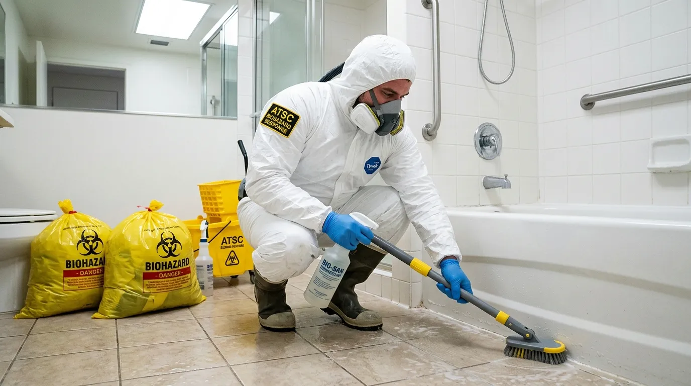 Decontamination equipment deployed for Blood Cleanup in East Millcreek